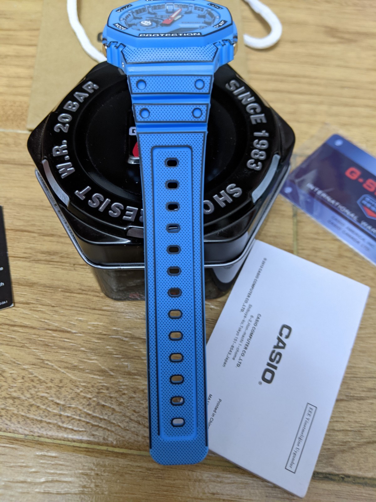 Casio G-SHOCK GA-2100MNG-2AJR MANGA Theme Blue