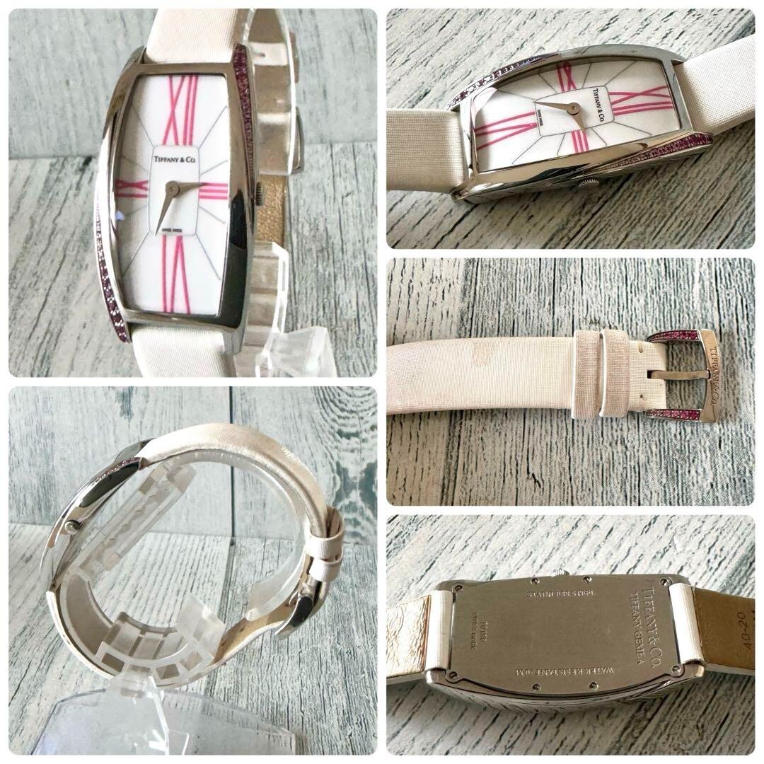 TIFFANY&Co Watch Gemea Pink Used From Japan Check description