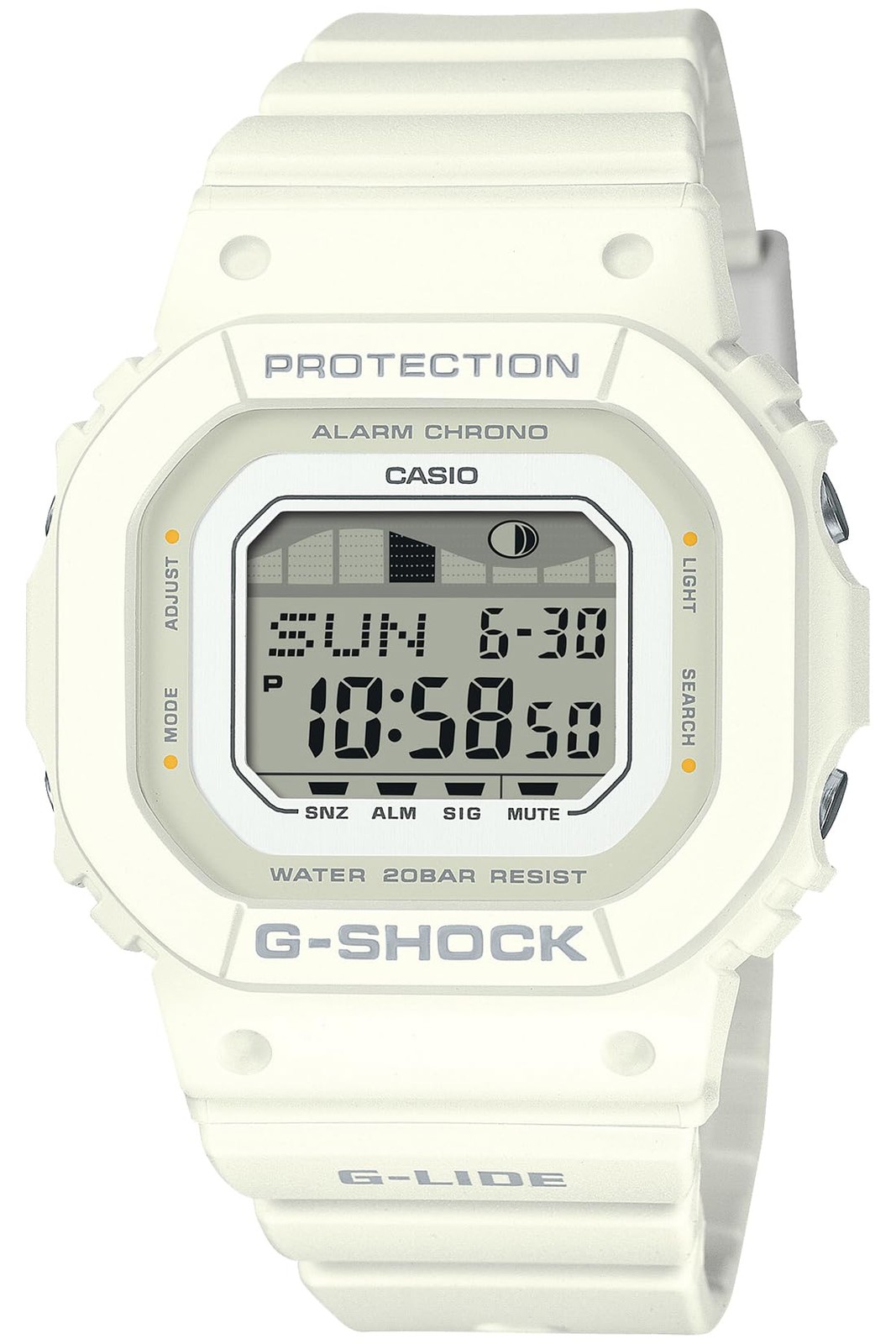 G-SHOCK Watch G-SHOCK G-LIDE Biomass Plastic GLX-S5600-7BJF Rady White