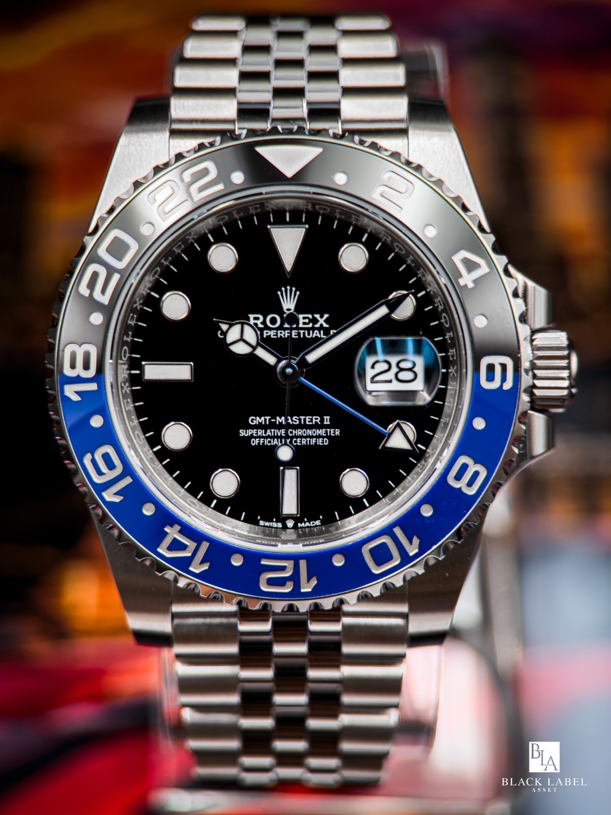 Rolex GMT-Master II Batgirl 126710BLNR Jubilee Box Papers New Unworn 2026
