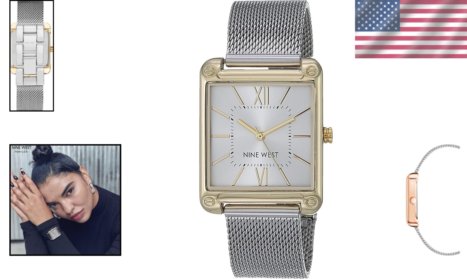 Fashionable Women’s Silver Mesh Bracelet Watch – 29mm & Lightweight Design