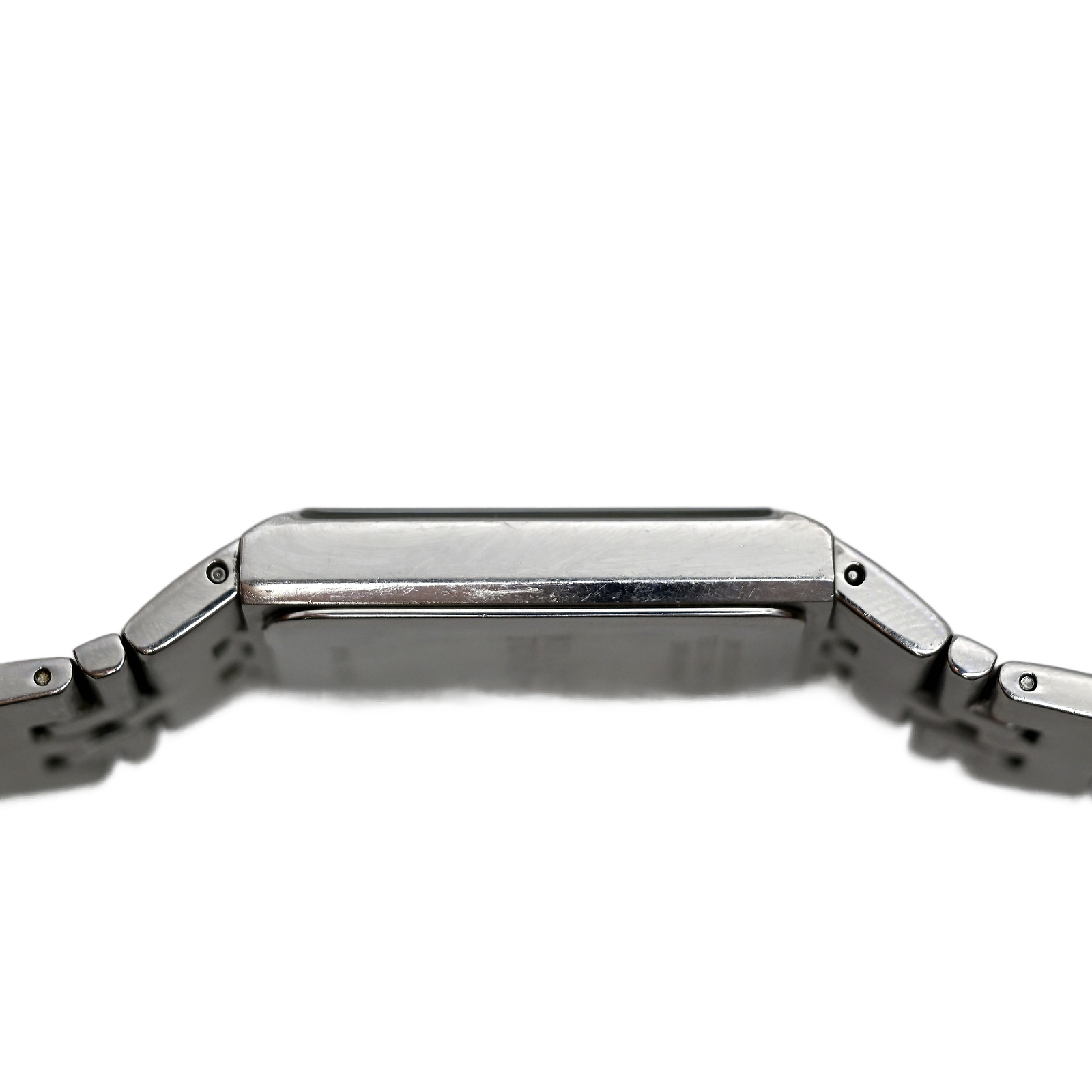 Kenneth Cole Blue Dial Tank Integrated Bracelet Watch Men’s 28x35mm