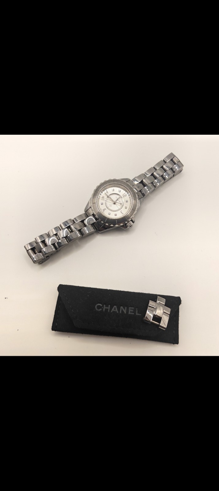 Chanel J12 Chromatic H3401 29mm Quartz 8 Diamond Dial Box & Papers