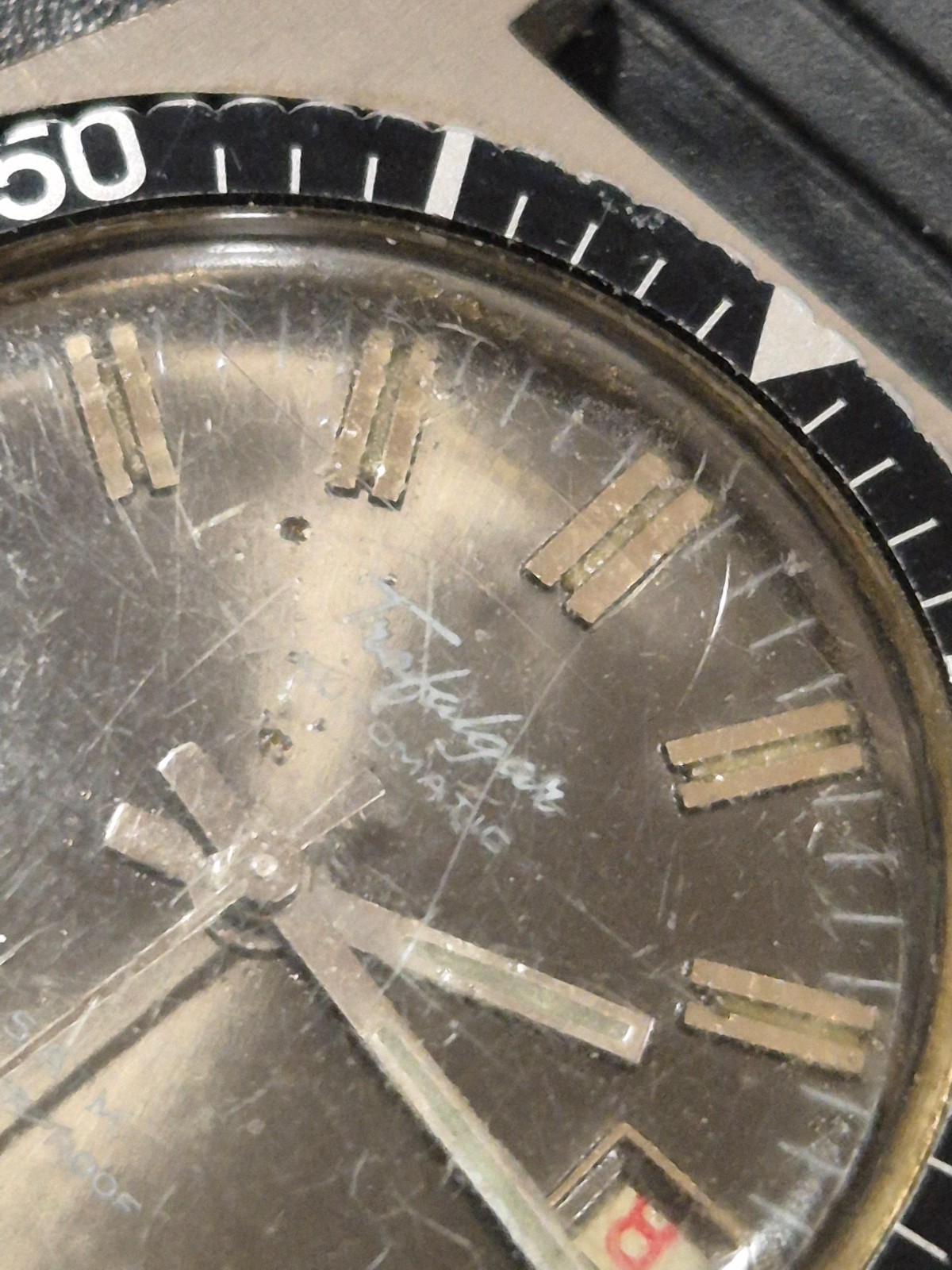 Rare Mens Vintage TRAFALGAR 25 J Swiss Made Automatic Divers Style Wristwatch