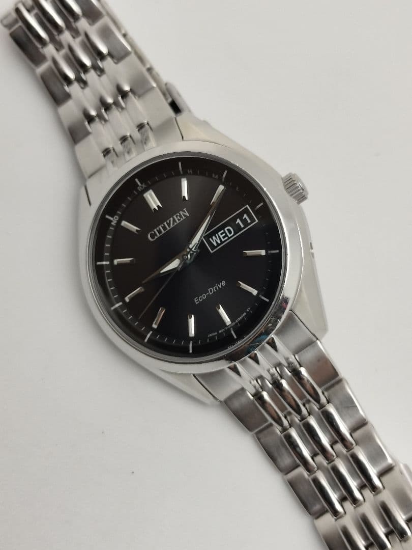 Citizen H100 Solar Radio Wave Watch wrist 18.3cm/7.2in
