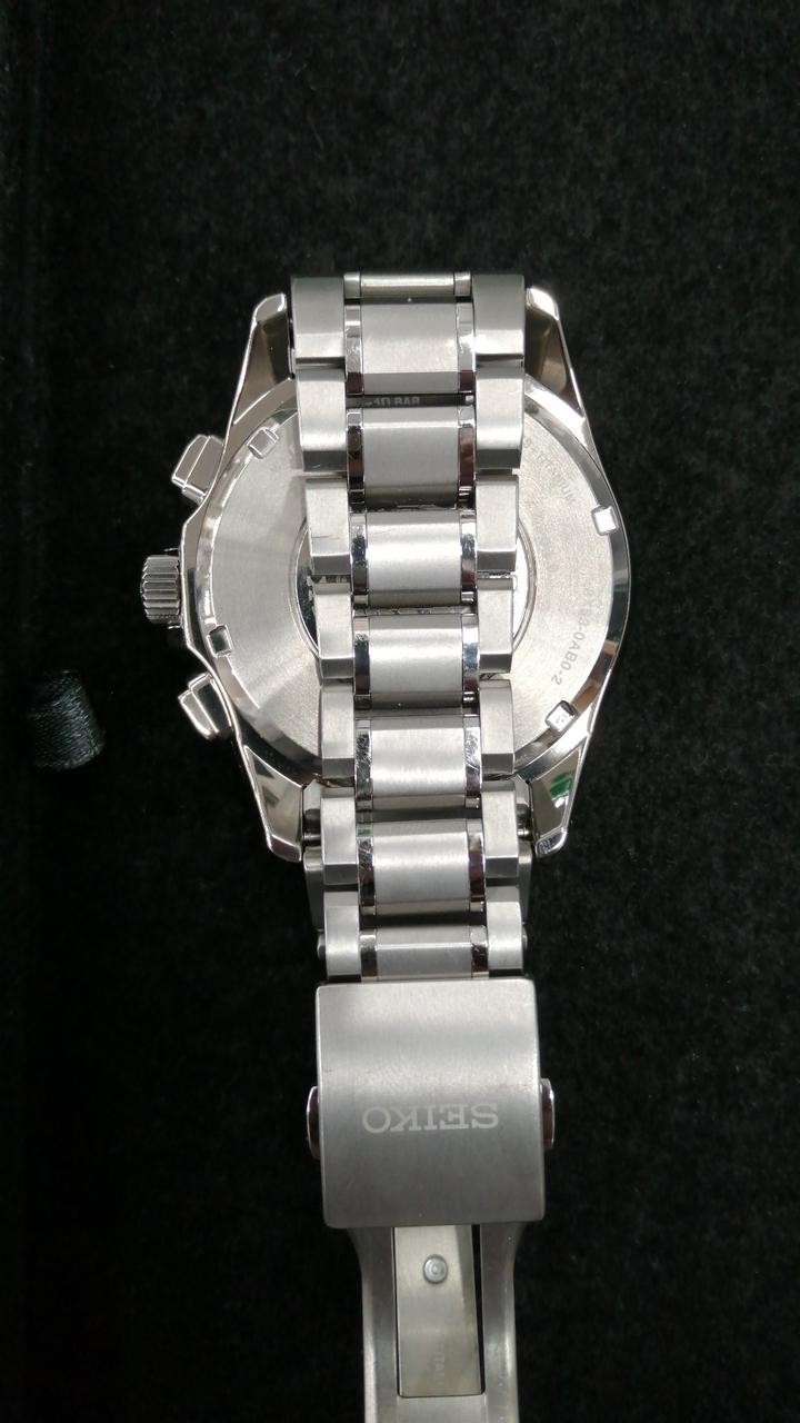 [B1N] Seiko Astron 8X53-0AB0-2 GPS Solar Titanium Chronograph JDM Watch [g3s]