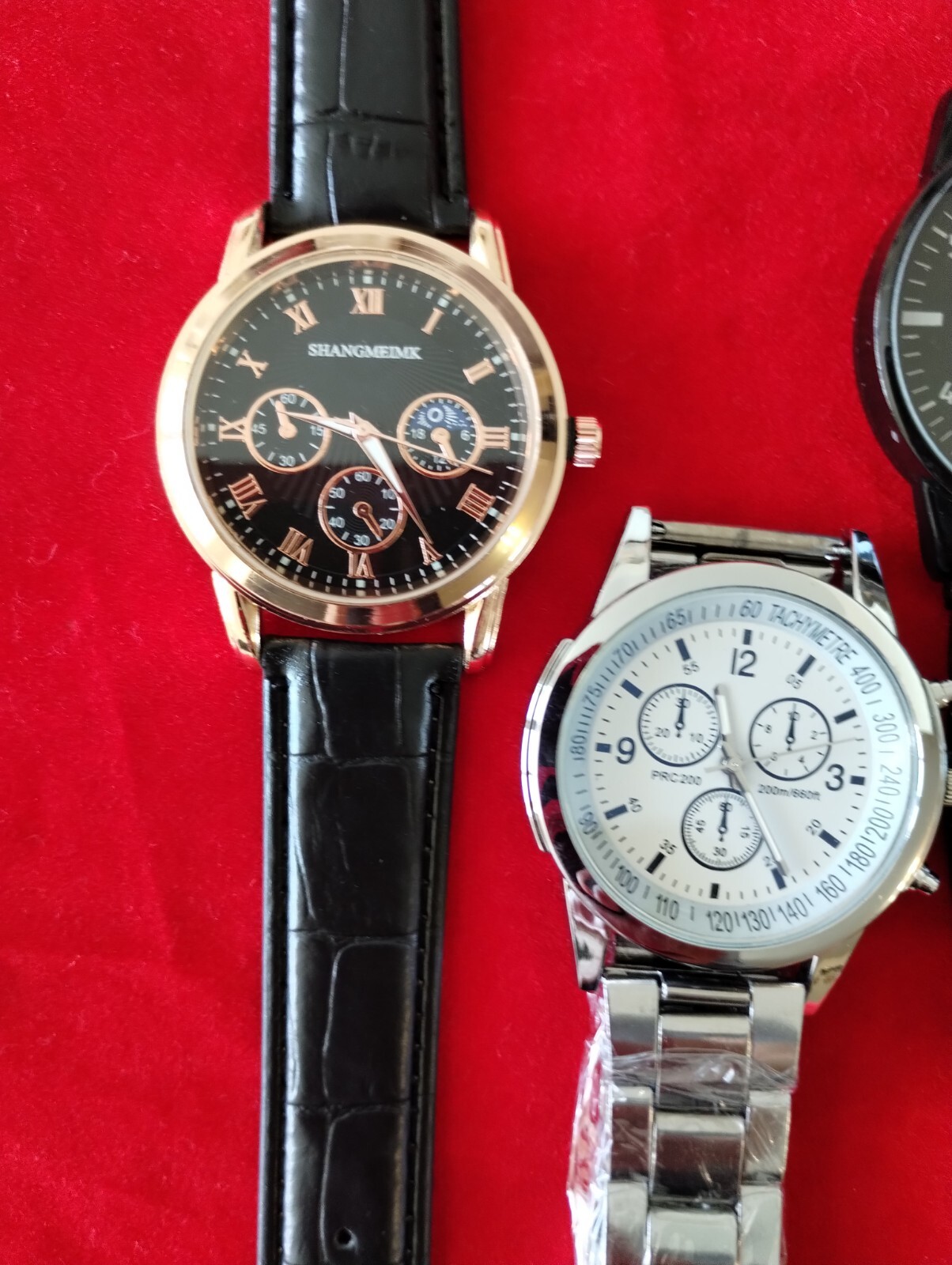 Set of 5 Brand NEW Men’s Assorted Watches. 5 FREE SPARE BATTERIES lot Deal #1025
