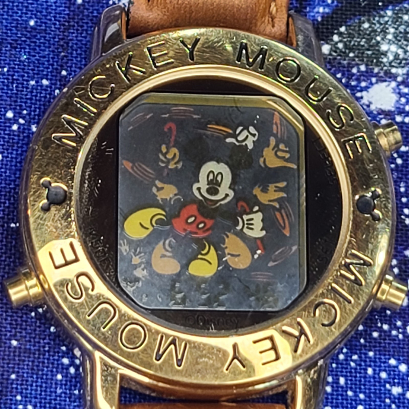 Vtg Lorus Disney Mickey Digital Dancing Watch Figurine Box Set RTW | Video