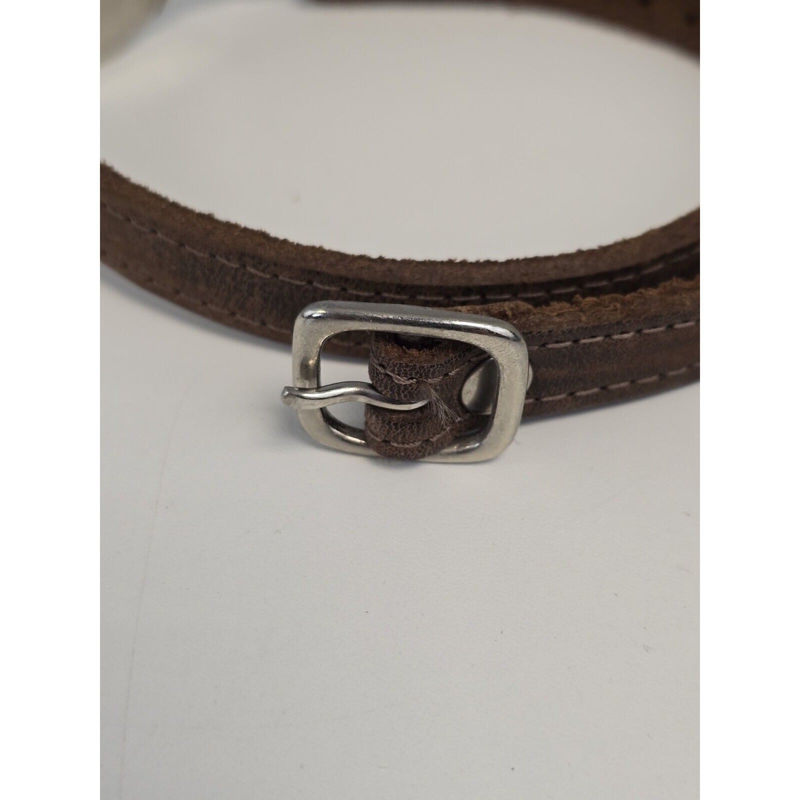 RED MONKEY Designs Womens Watch Long Brown Wrap Around Leather Strap