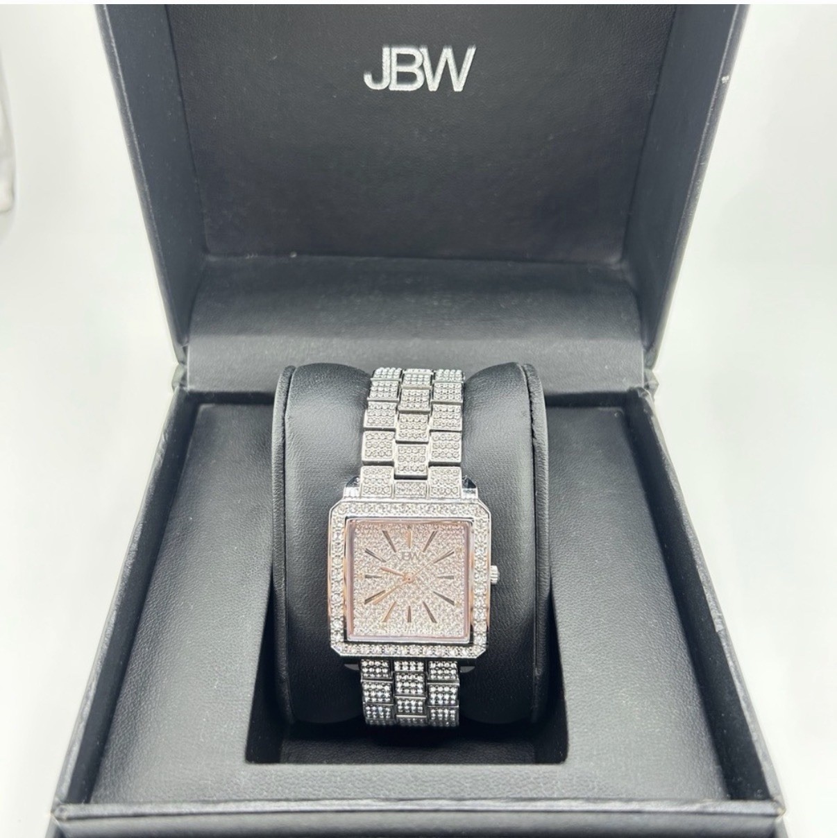 JBW 12 Diamond timepieces And 1095 Crystal Watch 28 Mm Brand New In Box No Paper