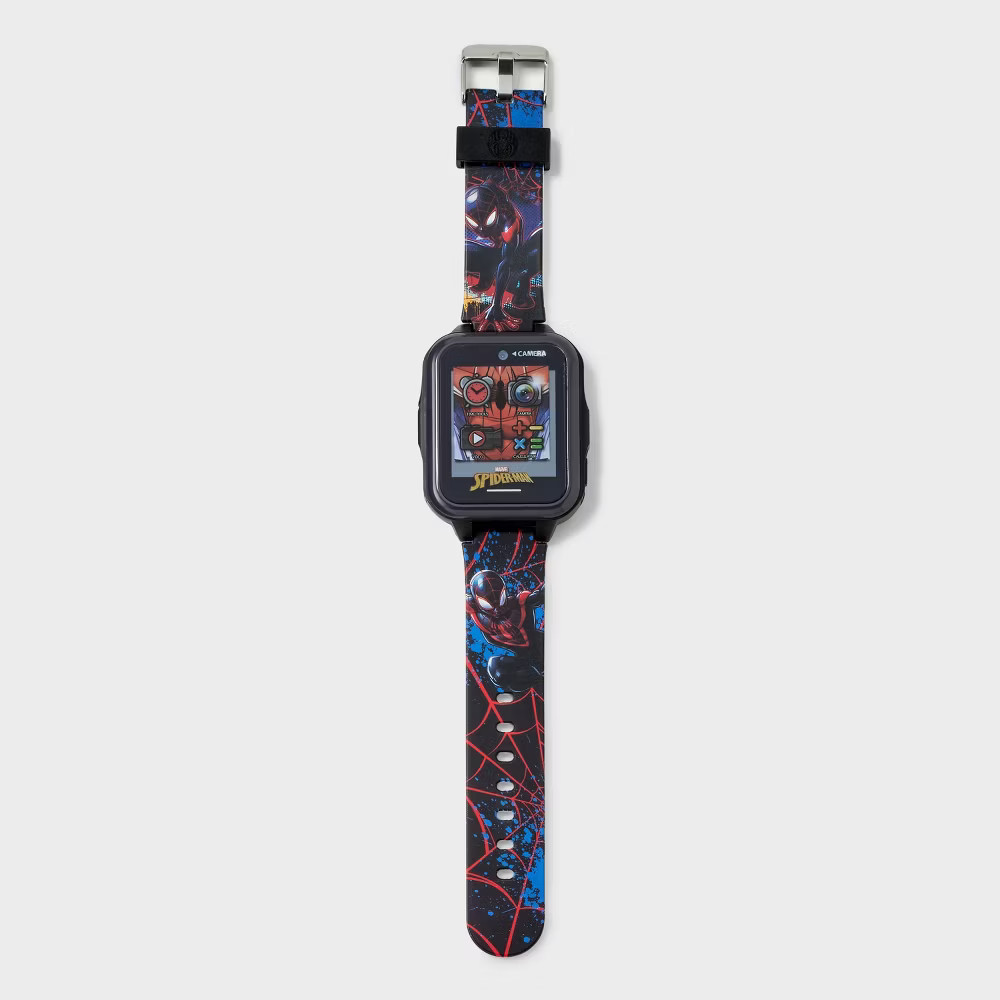 Boys’ Spider-Man Light Up Interactive Watch – Black