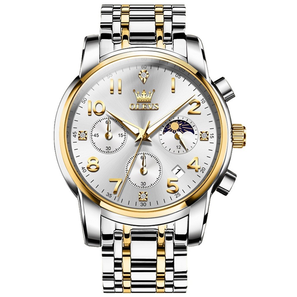 OLEVS Japan Movement Luxury Classics Gift Arabic Number Quartz Wristwatch 3628