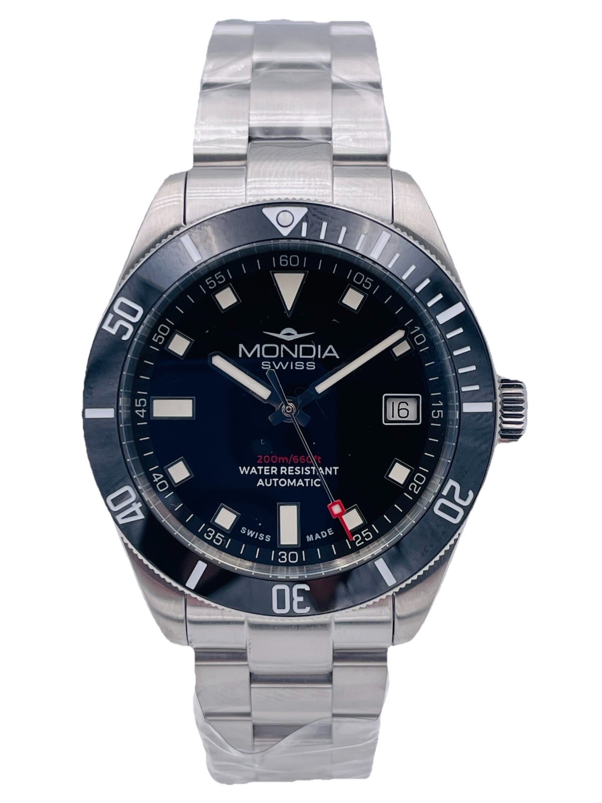 Mondia Swiss Sellita Sw200 Watch 38Mm Steel MS224R/796 Discounted New