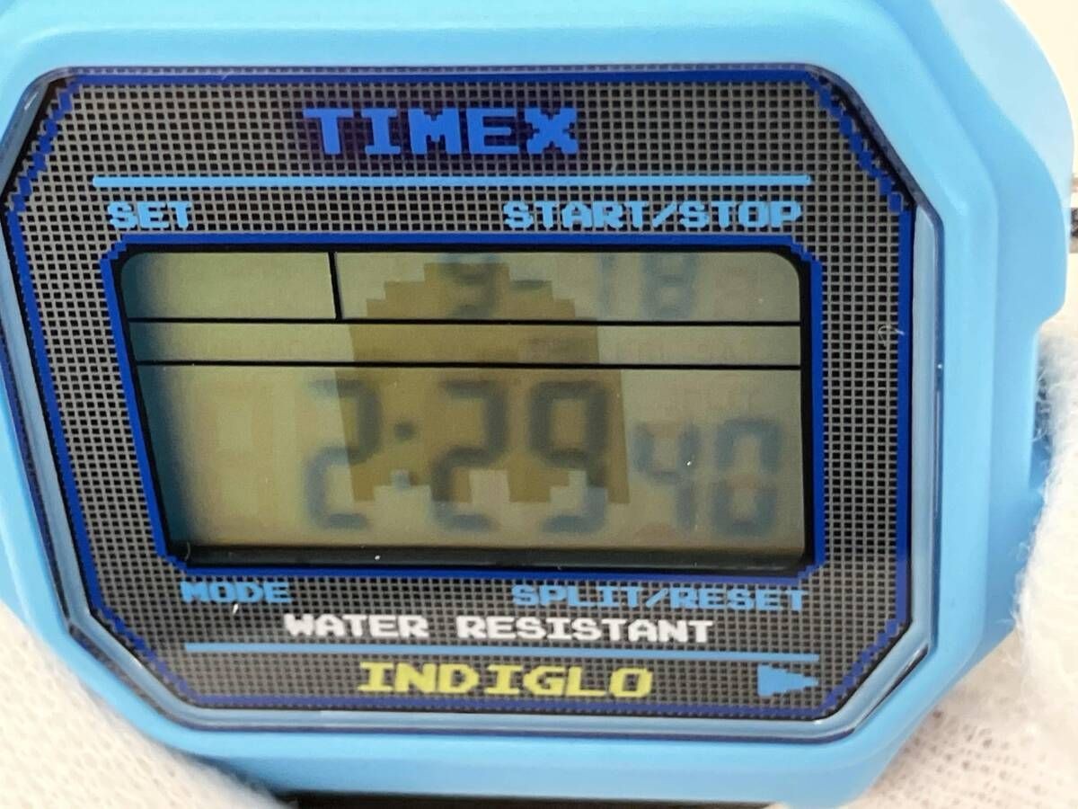TIMEX Pacman Watch TW2V94100 Quartz Battery Replaced 2023 Pouch Included