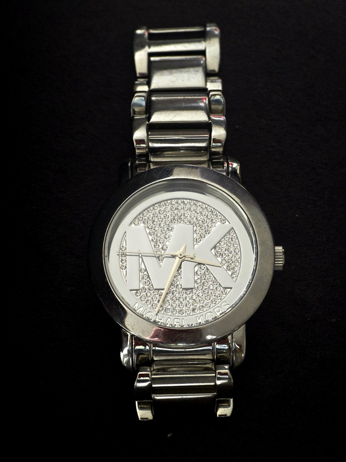 Michael Kors MK3461 Runway Silver Pave Dial Stainless Steel Women’s Watch