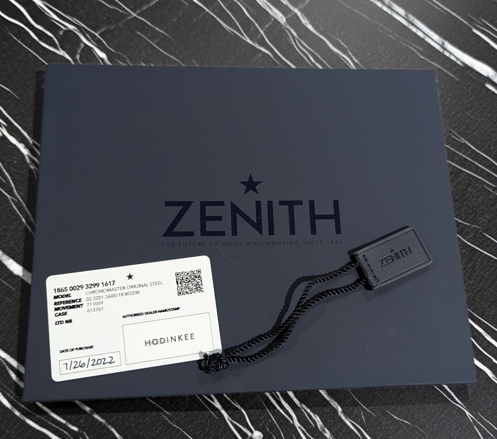Zenith Chronomaster Original Hodinkee Limited Edition