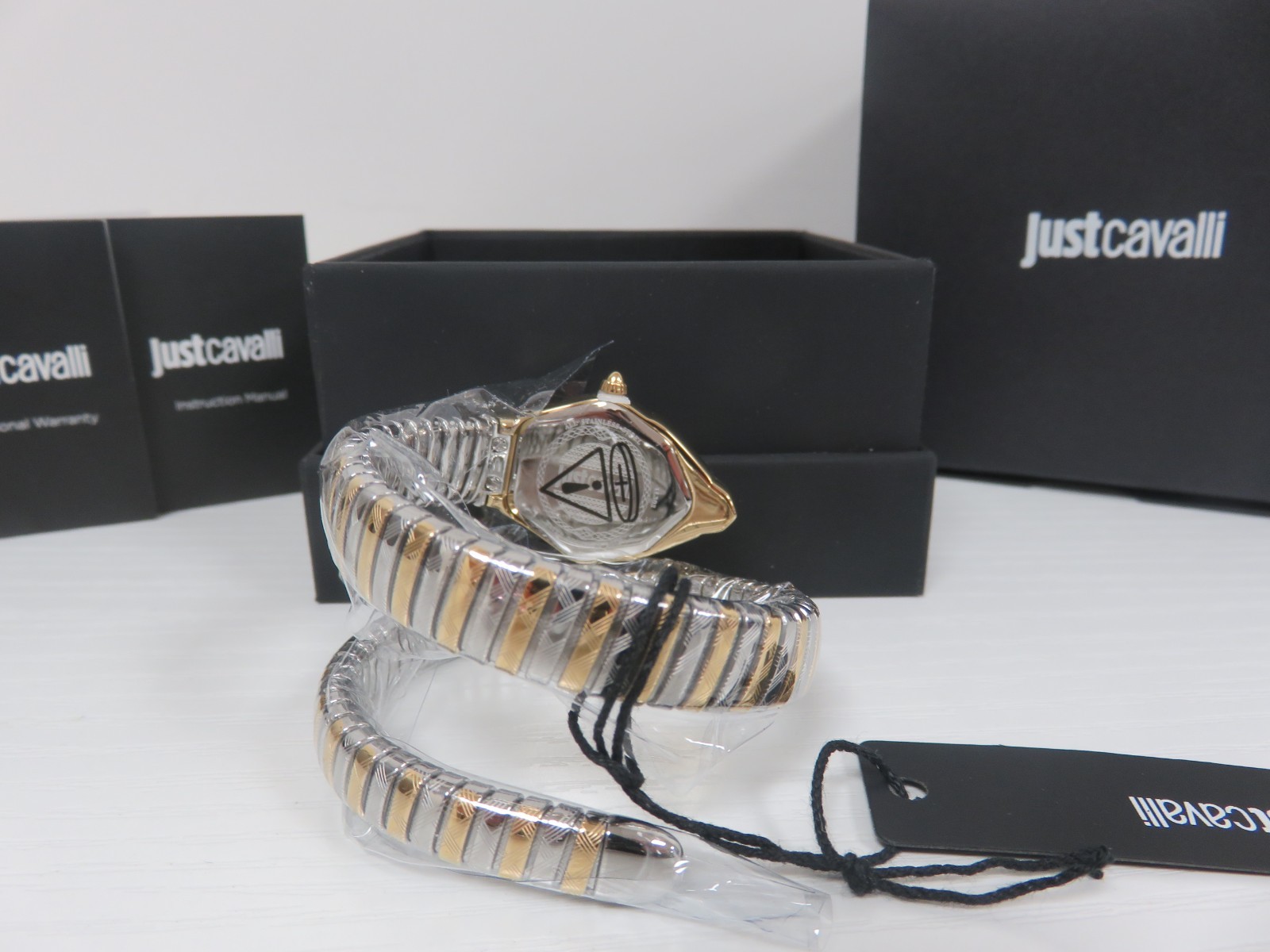 Just Cavalli JC1L303M0055 Snake Women’s Two Tone Gold/Silver Watch
