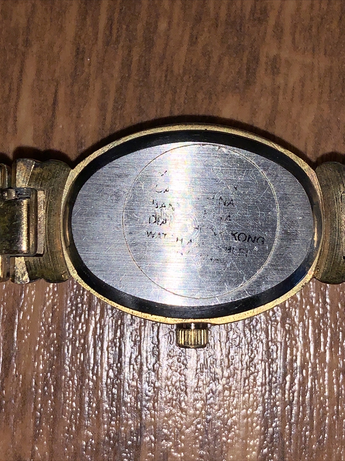 Xanadu Quartz Womens Watch Goldtone W Faux Diamonds Mineral Crystal Japan