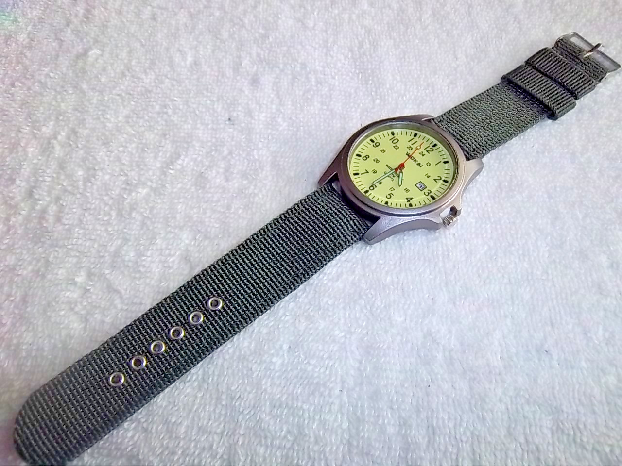 LOT OF-4-WOKAI BRAND Quartz Wristwatch for Men, COLOR AS SHOWN MY LAST DEAL.