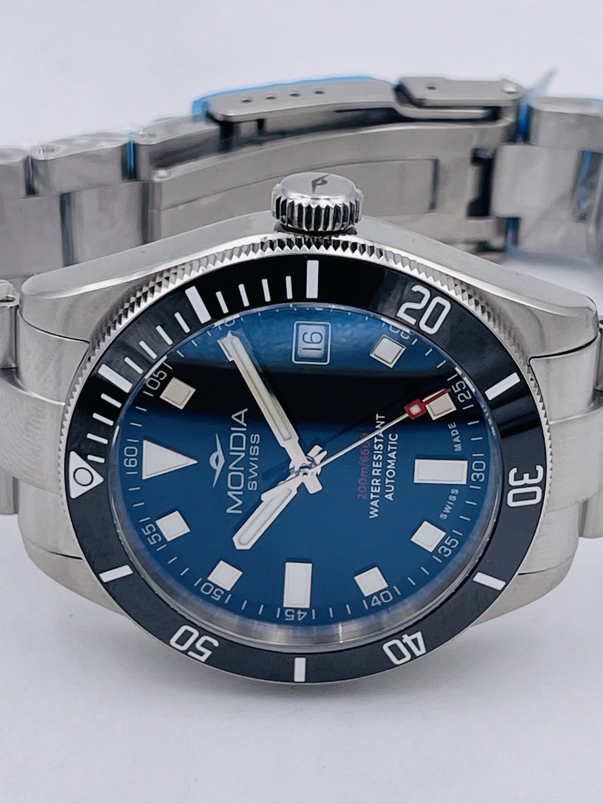 Mondia Swiss Sellita Sw200 Watch 38Mm Steel MS224R/796 Discounted New