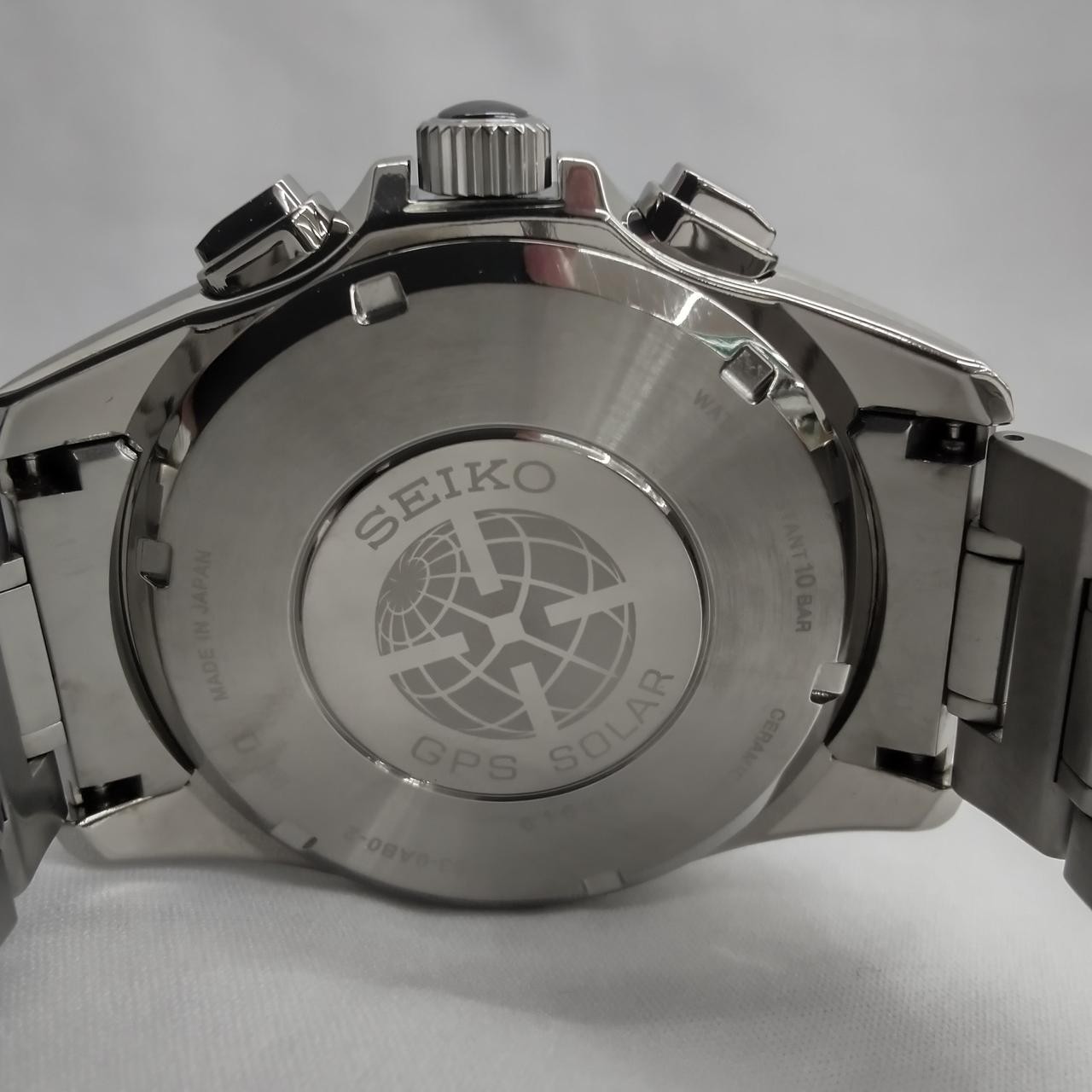 [B1N] Seiko Astron 8X53-0AB0-2 GPS Solar Titanium Chronograph JDM Watch [g3s]