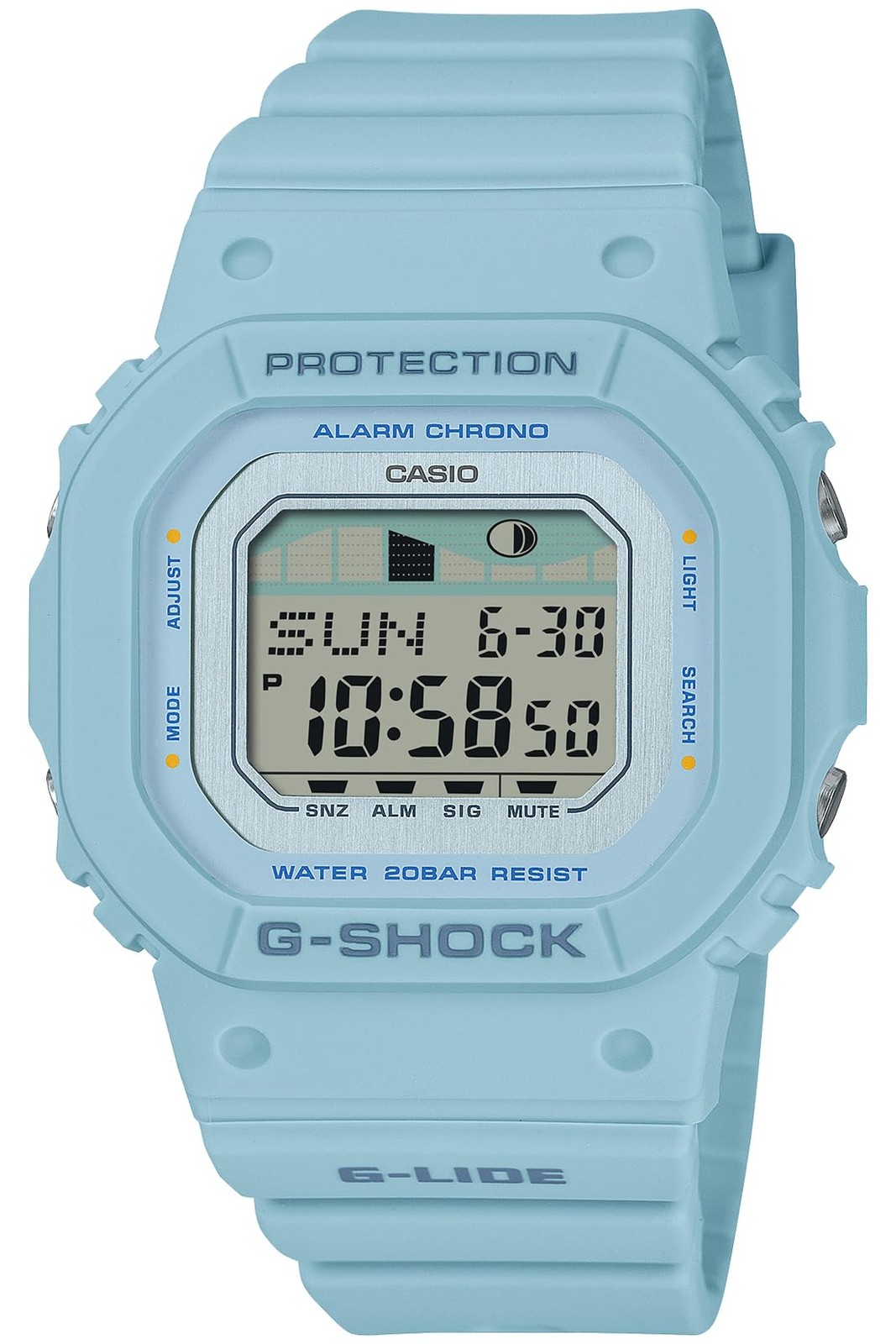 CASIO G-SHOCK G-LIDE Biomass Plastic GLX-S5600-2JF Light Blue