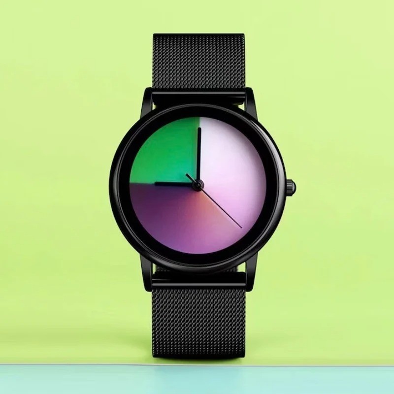 New Unique Women Watch Fashion Casual Colorful Changing Dial Quartz Wriswatch