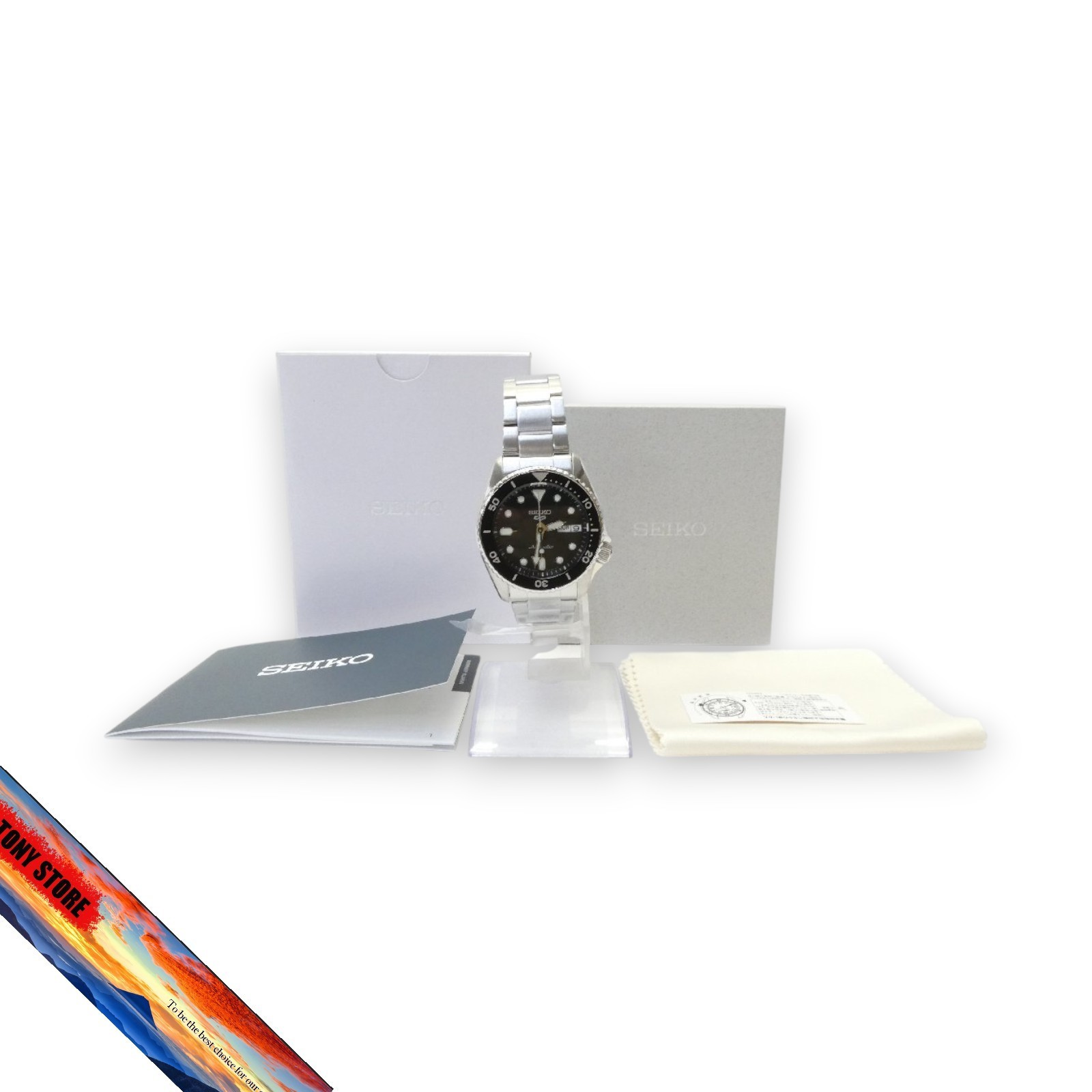 Seiko SBSA225 Automatic Watch with Box Men’s Diver Style △WA6810