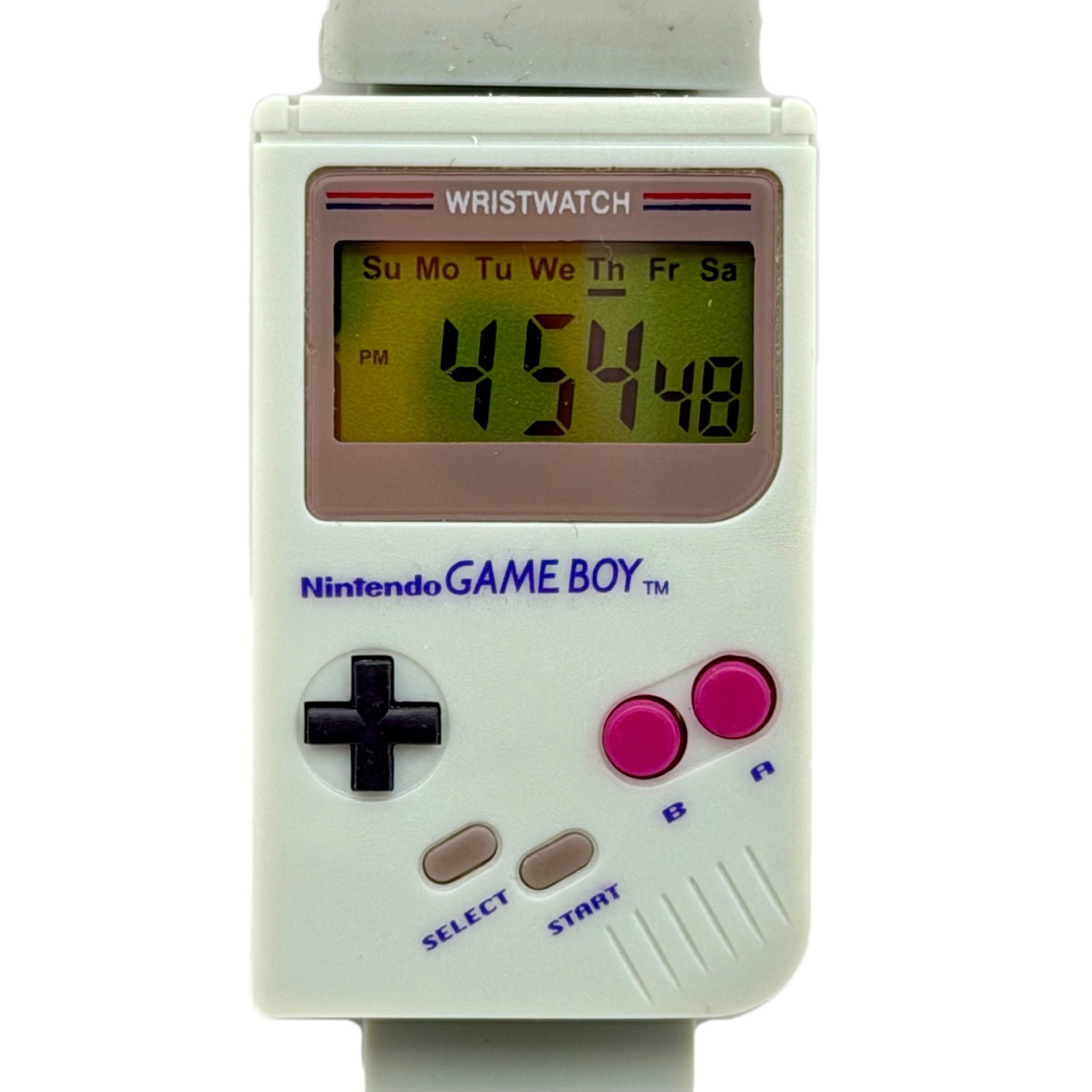 Nintendo Game Boy Wristwatch Paladone Retro Digital Watch Grey 2018 New Battery