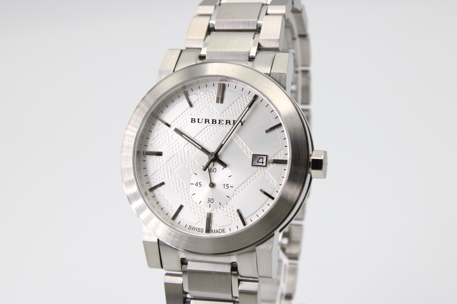 BURBERRY The City BU9900 Silver Dial Men’s Watch 42mm