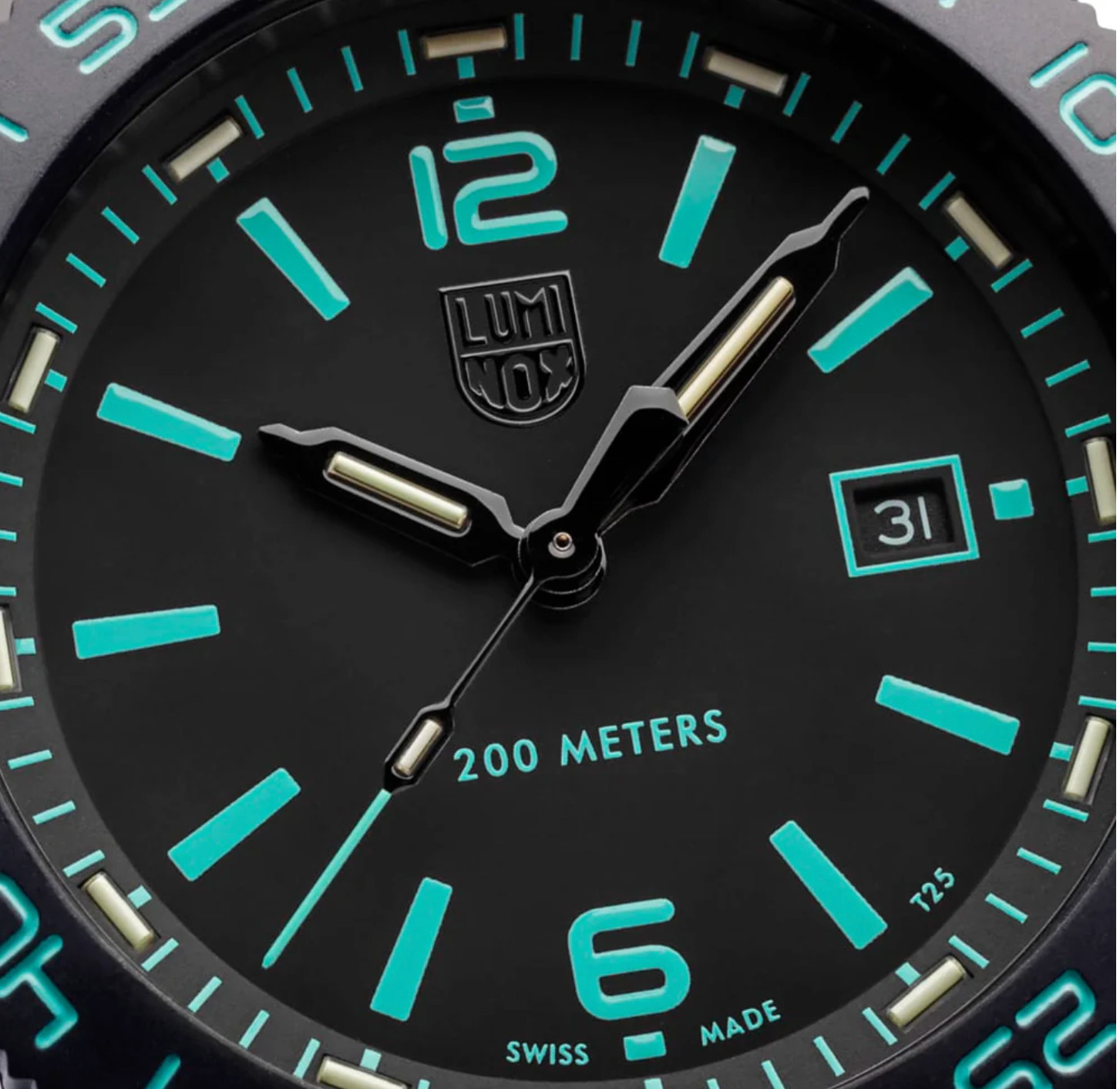 Luminox Pacific Diver Teal Limited Edition XS.3124.N.SET Swiss Dive Watch 44mm