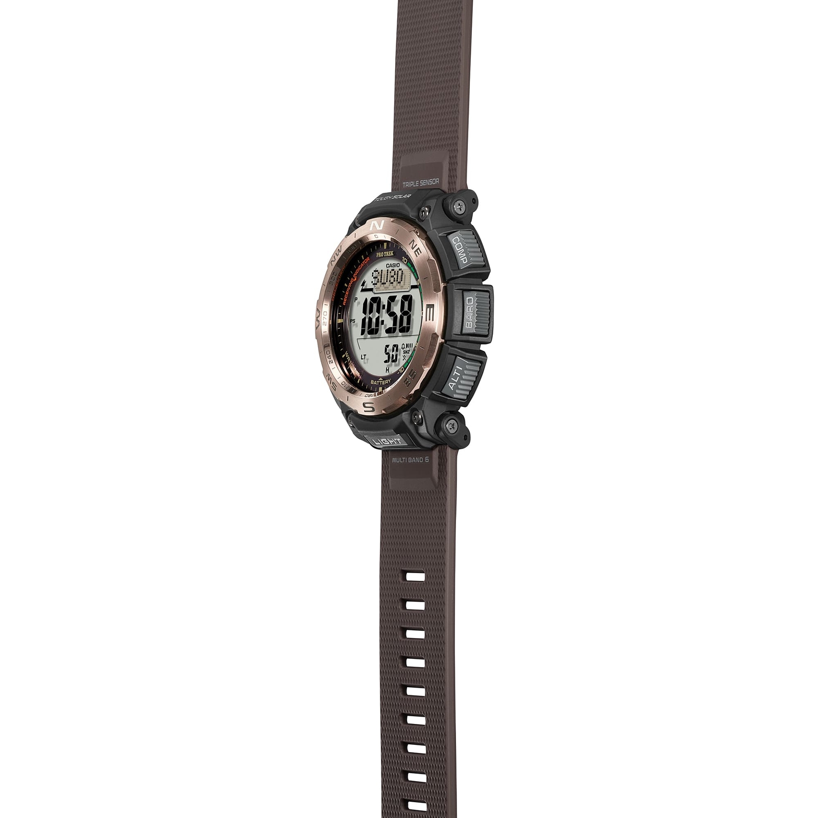CASIO PRO TRECK PRW-3400Y-5JF Duplex LCD Biomass Plastic Case Radio Solar Watch