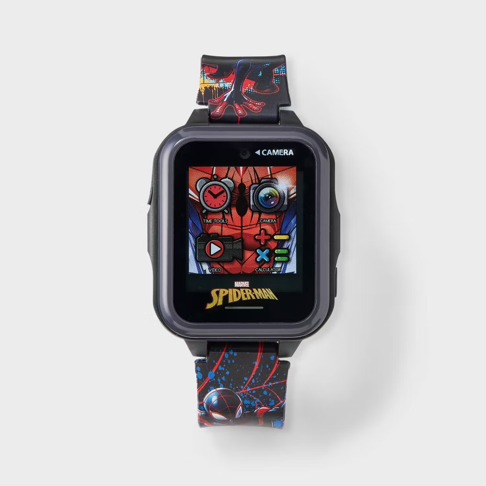 Boys’ Spider-Man Light Up Interactive Watch – Black