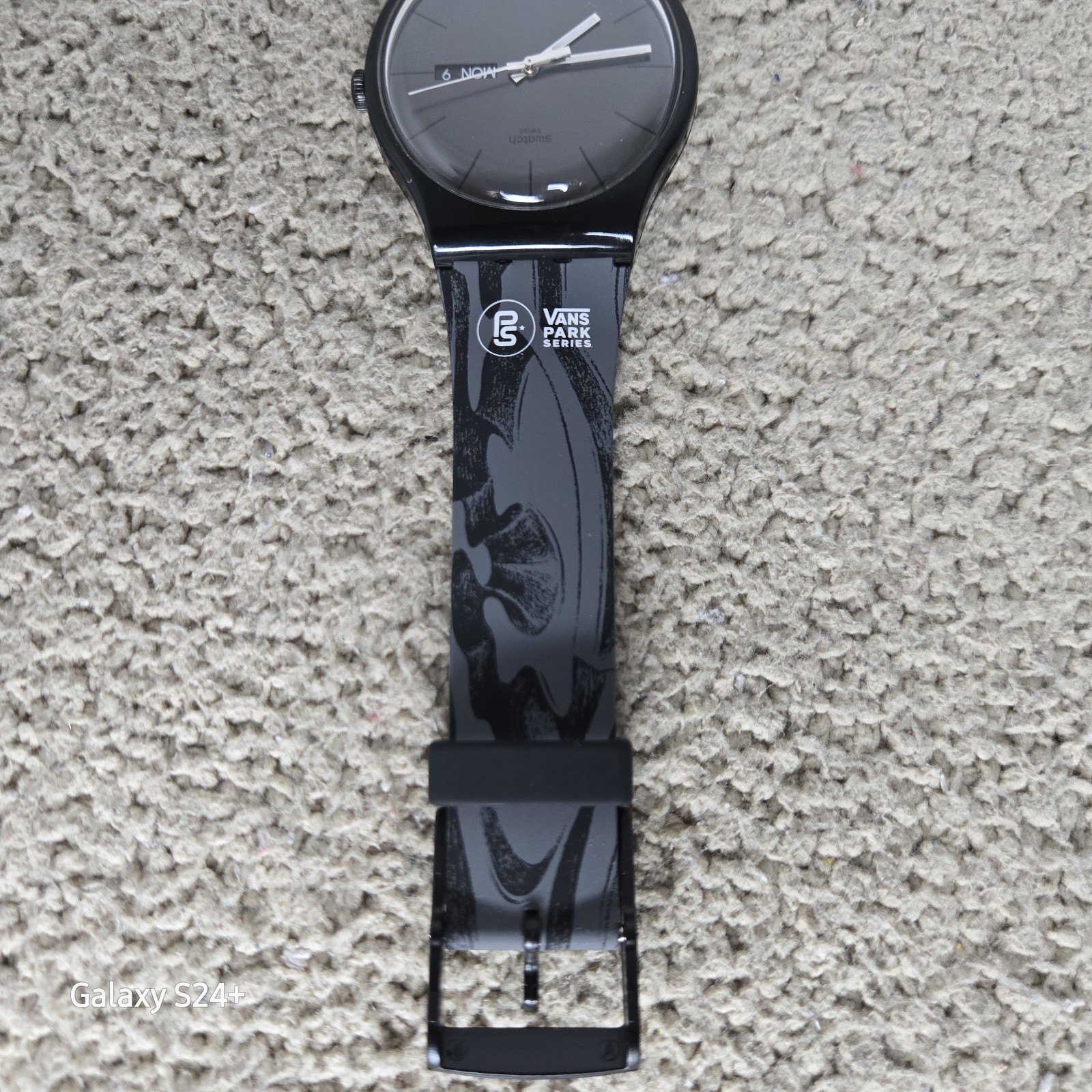 Swatch X Vans Park Series 2019 SUOB708C Black Gray Watch Released On At Event
