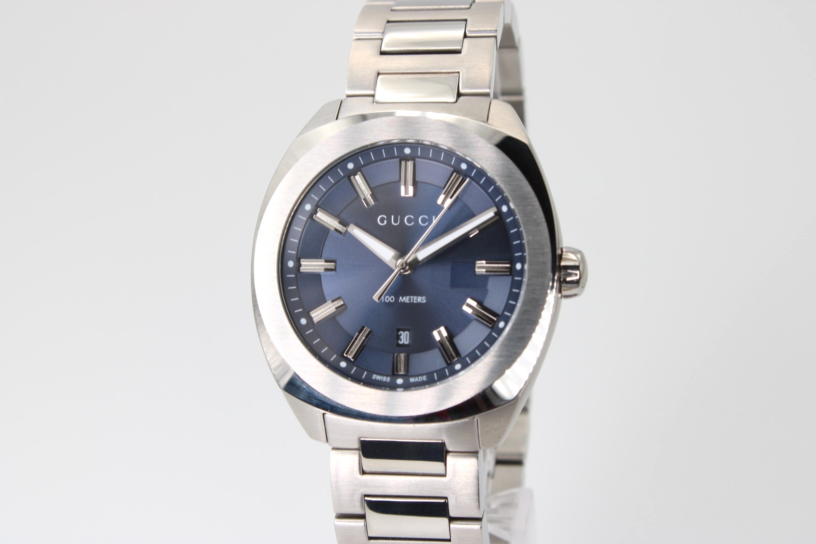 GUCCI GG2570 YA142303 Quartz Blue Dial Men’s Watch 41mm