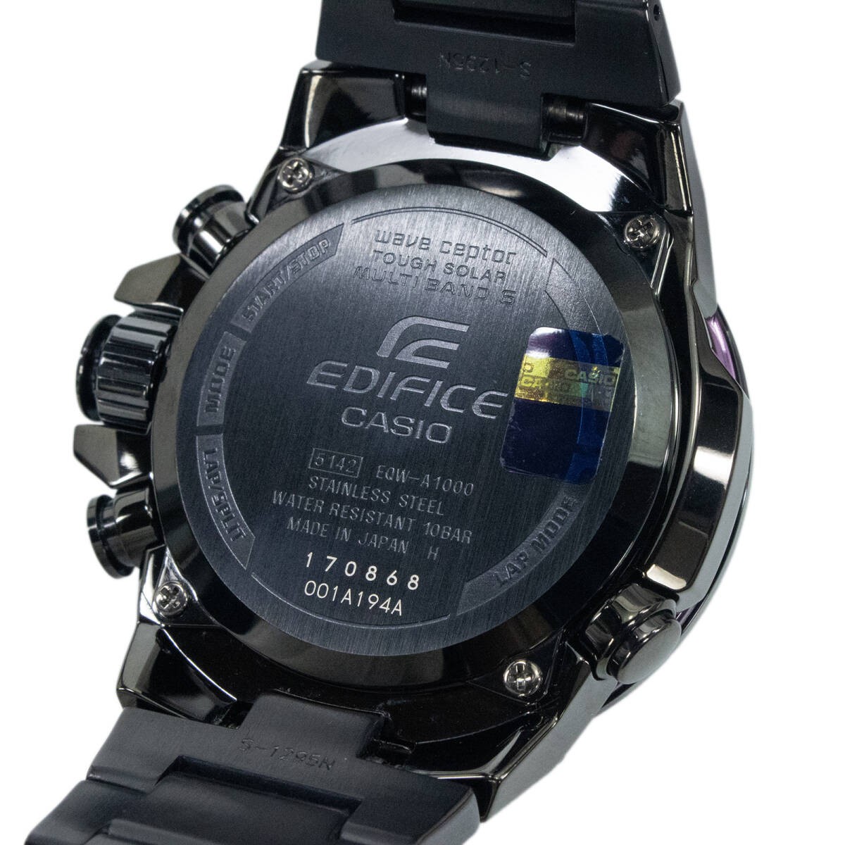 Working Condition New Casio Watch Rechargeable Solar Radio Men’s Edifice EQW A10