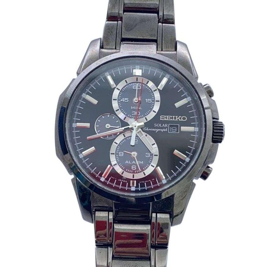 SEIKO V172-0AF0 Case Size 4 ×4cm Wrist Size 21cm Used Watch #5104