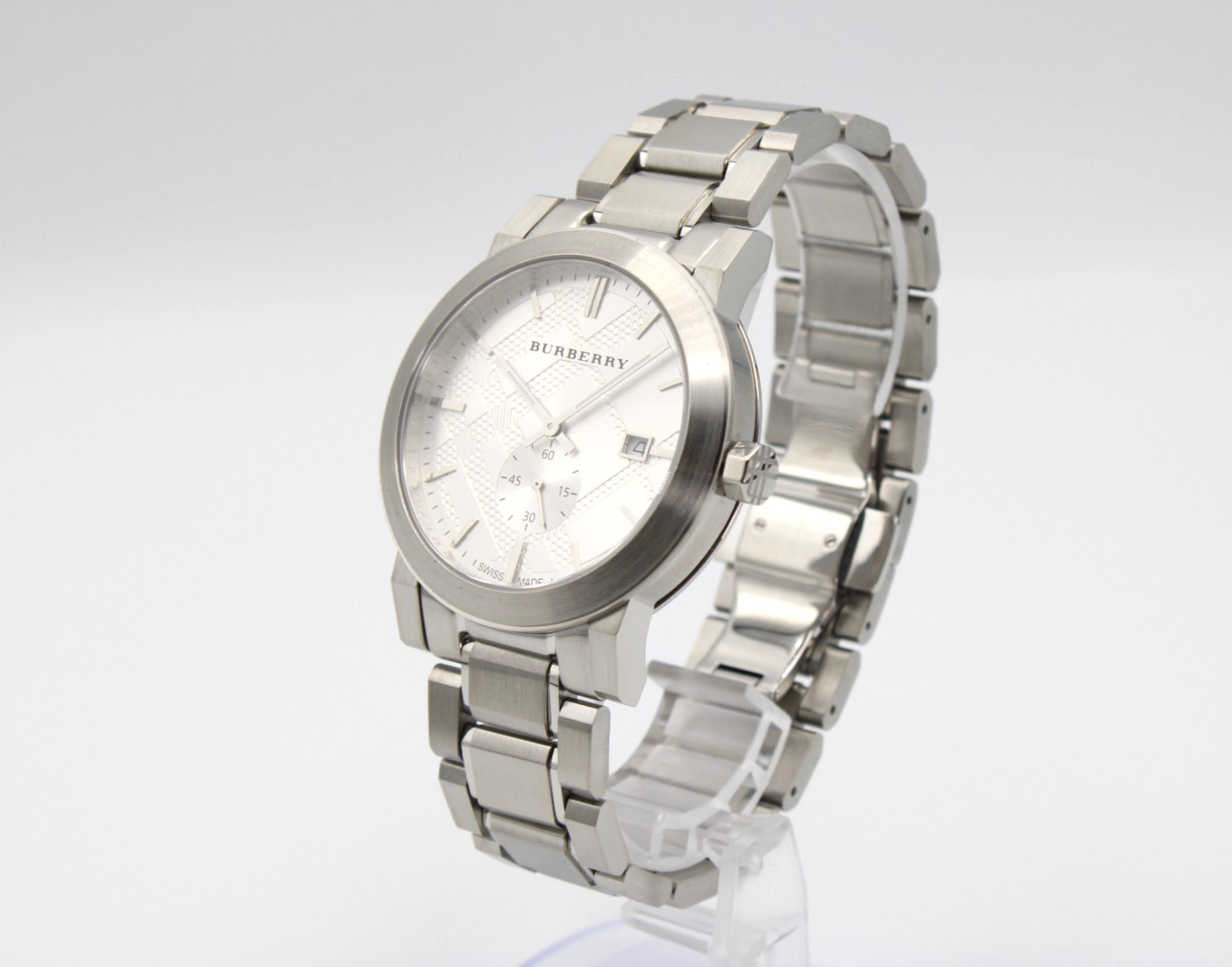 BURBERRY The City BU9900 Silver Dial Men’s Watch 42mm
