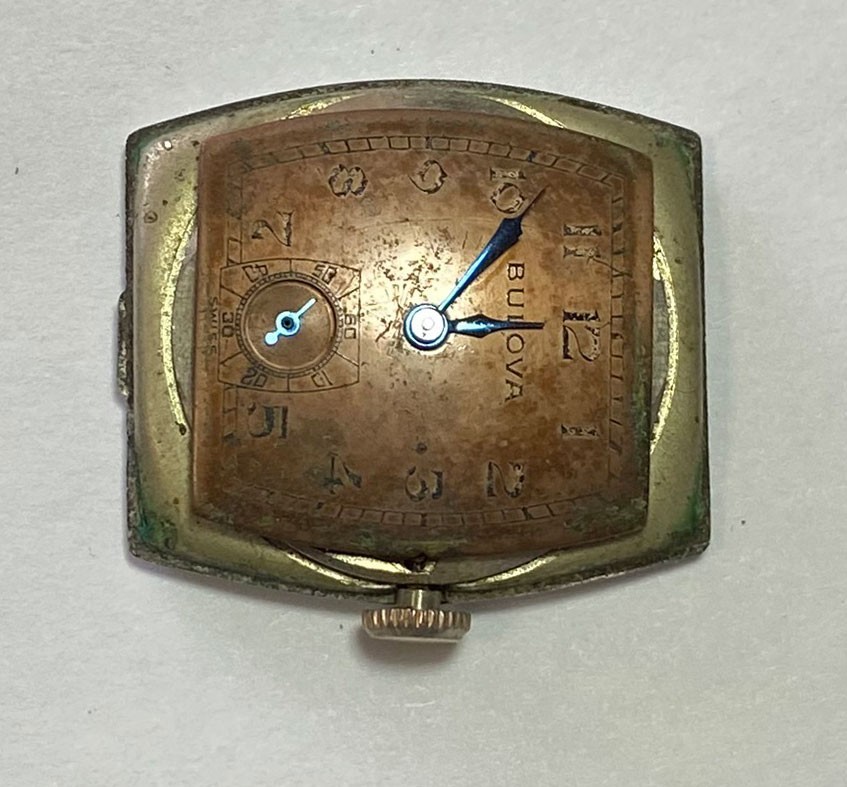 Vintage Bulova Sterling 10k Rose RGP Case 10BS Manual Wind Wristwatch 25mm