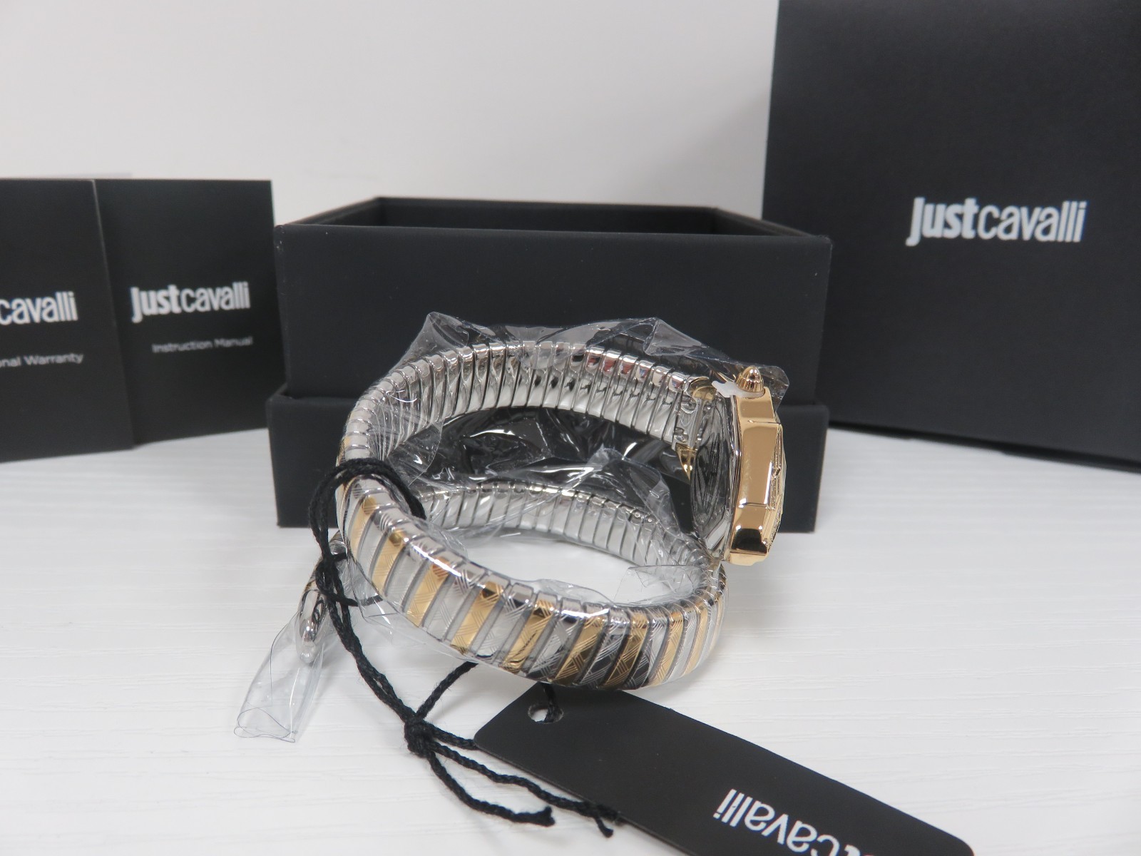 Just Cavalli JC1L303M0055 Snake Women’s Two Tone Gold/Silver Watch