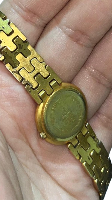 Vintage Darky Five Star Swiss Made Women’s Gold Plated Bracelet Watch 1990s 753.