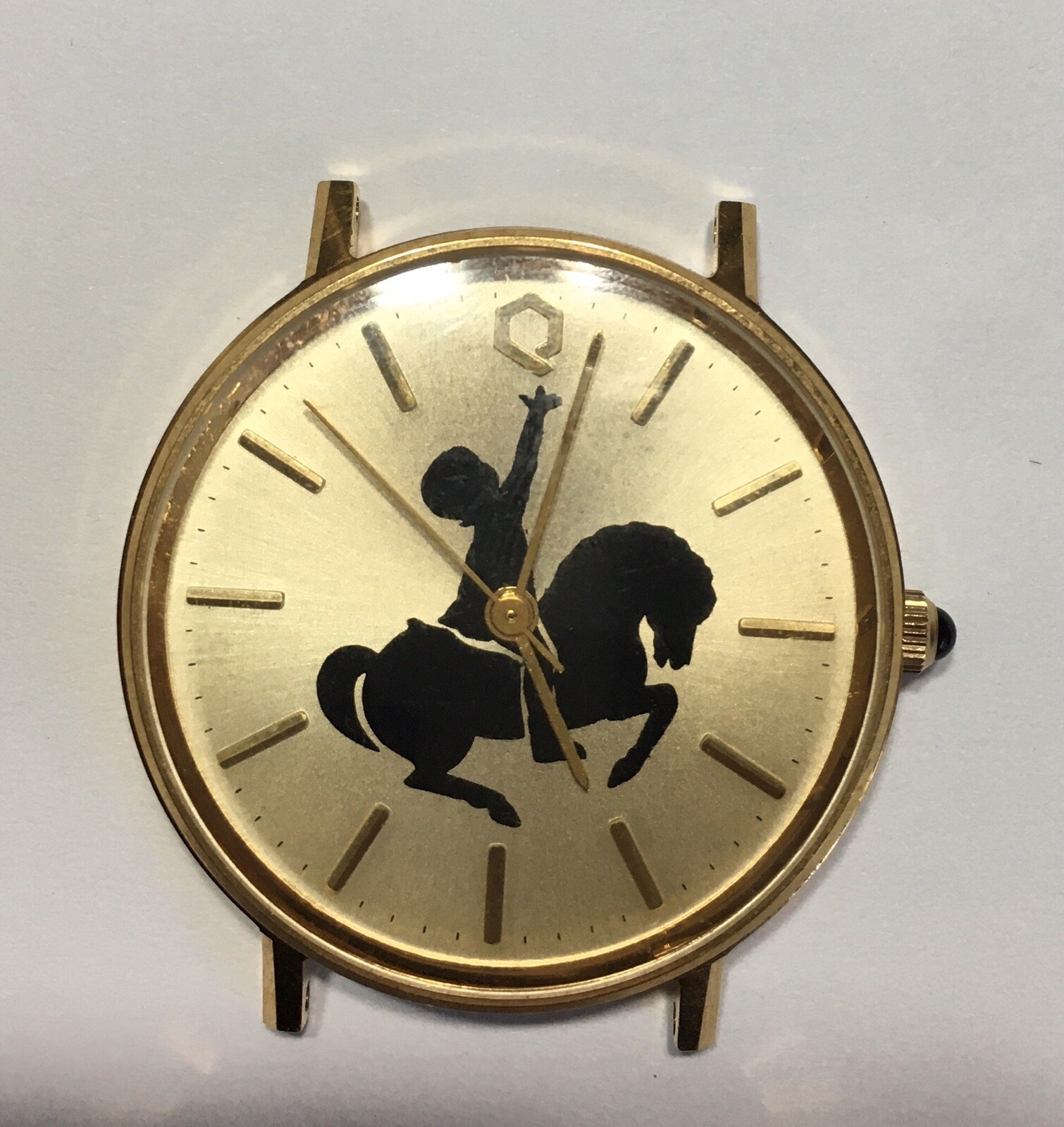 Vtg Timex Watch Children’s Diabetes Foundation Quartz Child Horse Logo 33.5mm
