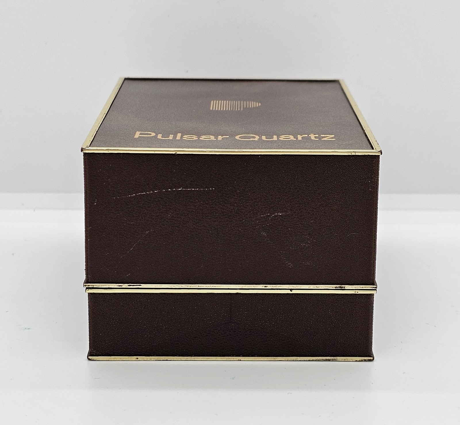 1985 PULSAR SEIKO Wrist Watch – Y148-6019 Gold Tone Stainless Stretch JAPAN BOX