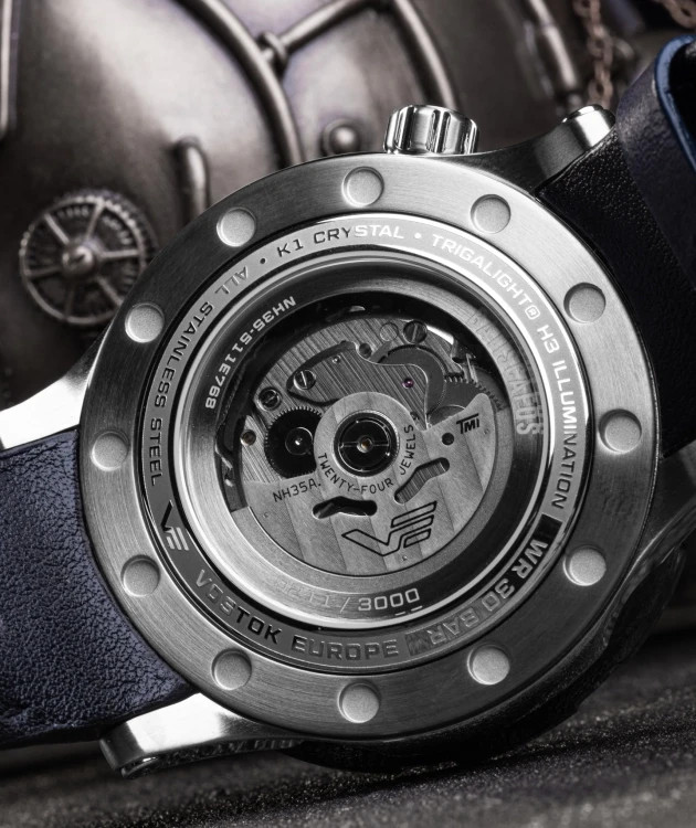Vostok-Europe Batiscafos NH35-511E768 Automatic Tritium Dive Watch 300M New