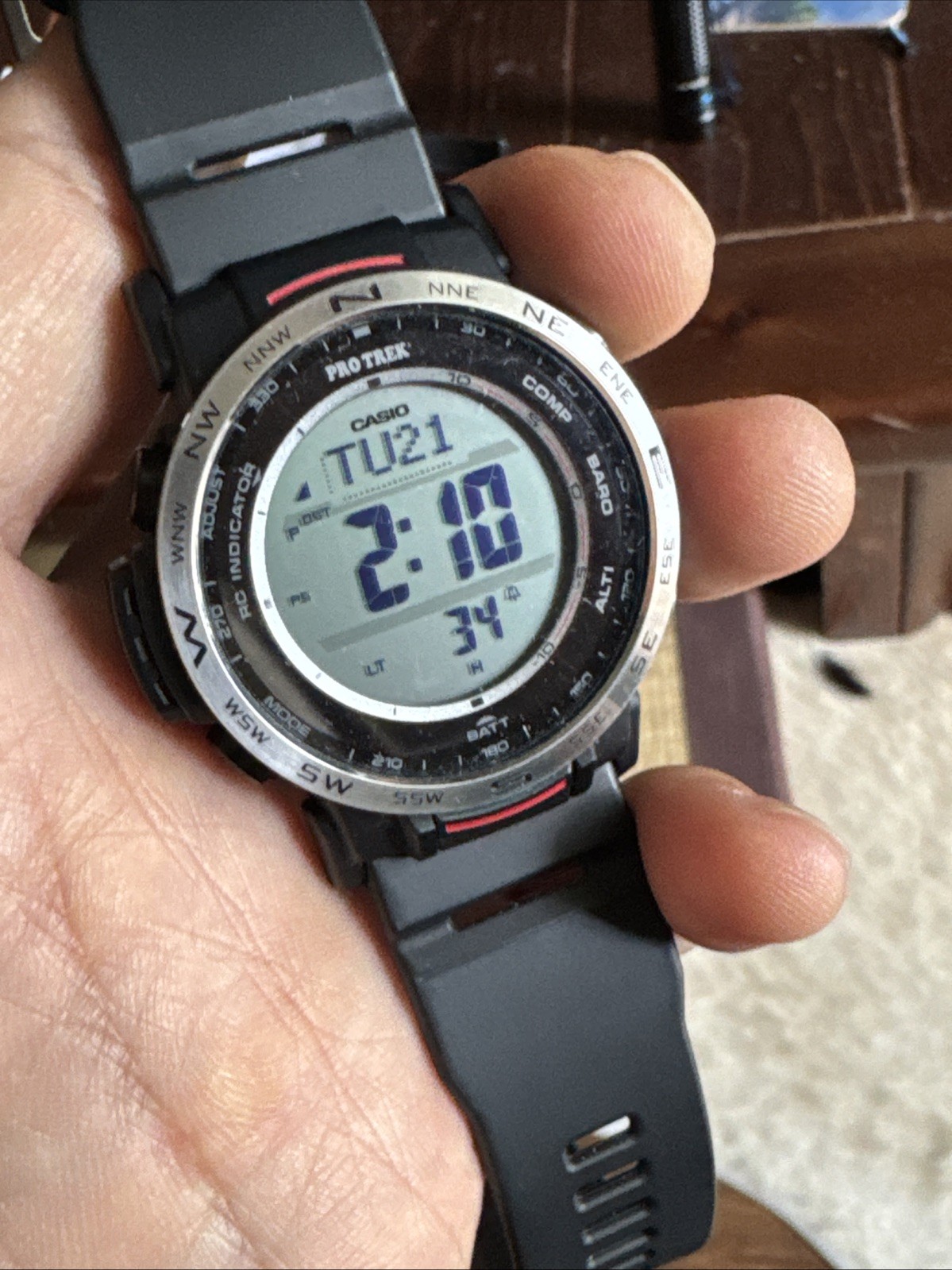 Casio PRO TREK Climber Line Solar Digital Men’s Watch PRW-35-1AJF