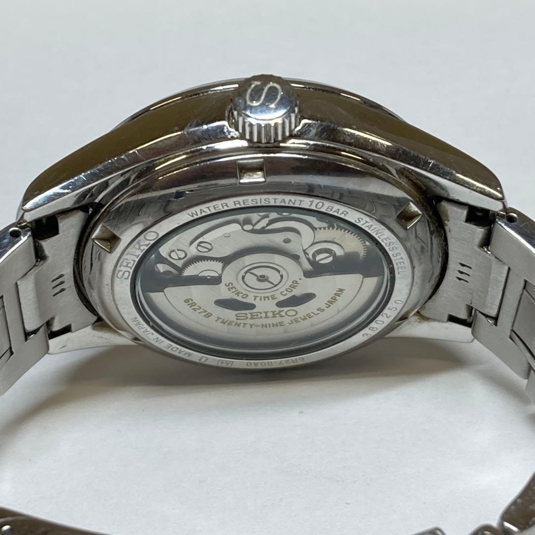 SEIKO 6R27-00A0 29 Jewels Automatic Men’s Watch 18.5cm Used