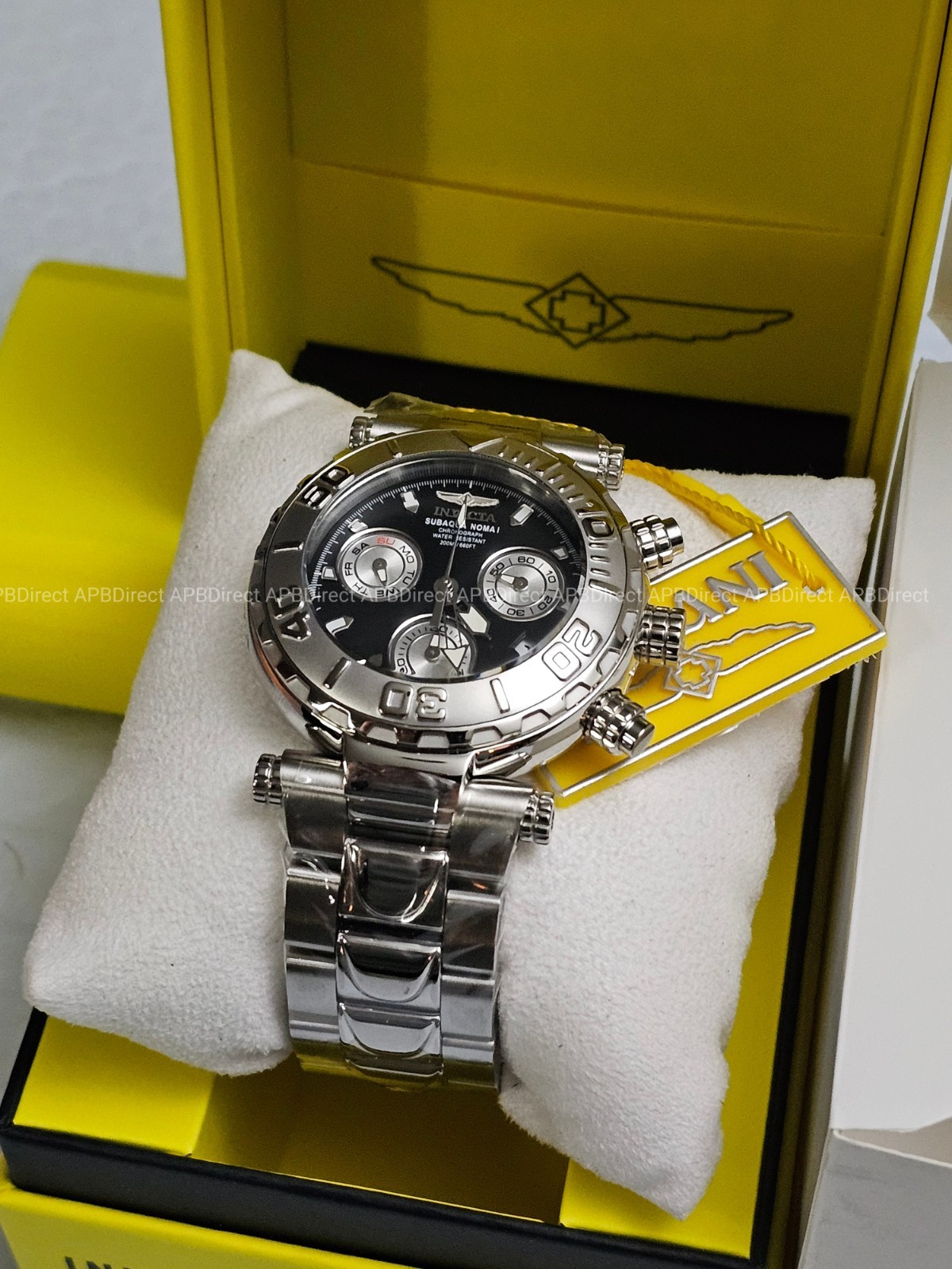 Invicta – Subaqua Noma I – Swiss Z60 Limited Edition #605 Silver BLK mens watch