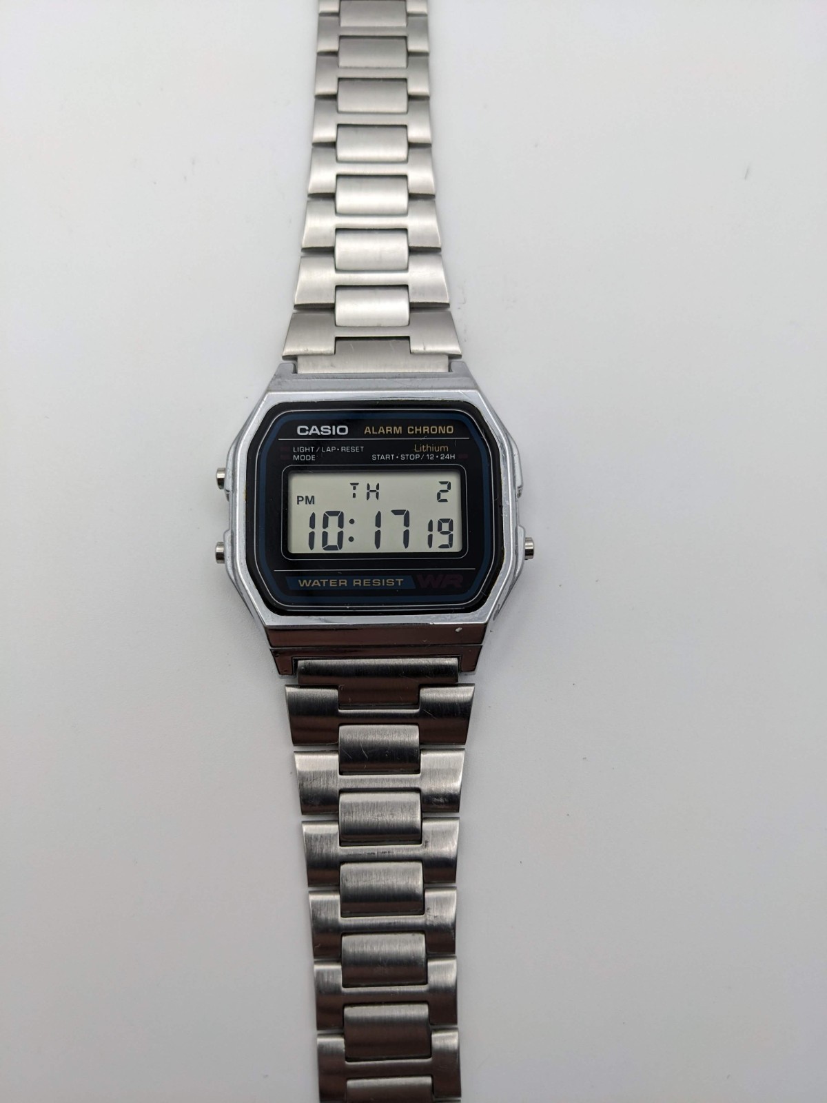Casio A158W Men’s Digital Quartz Watch, Works!