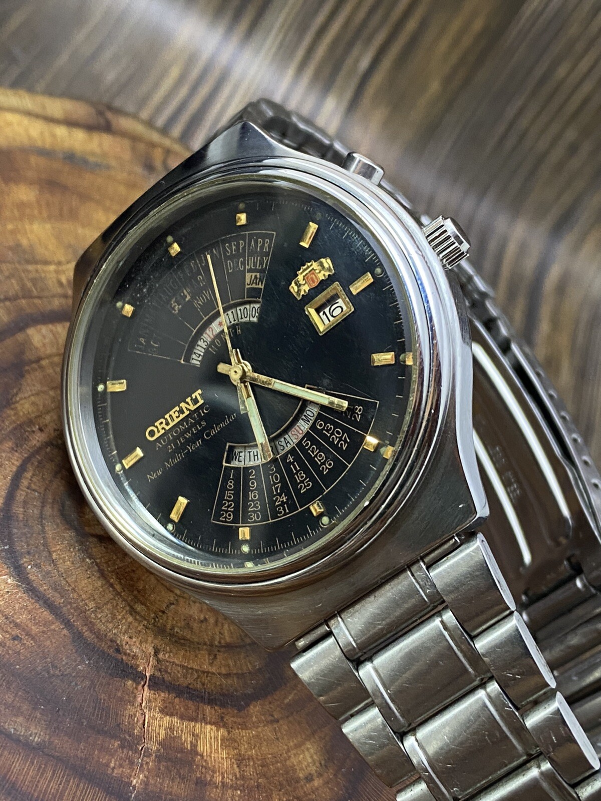 Watch Orient College Perpetual Multi Year Calendar Automatic Vintage #5214