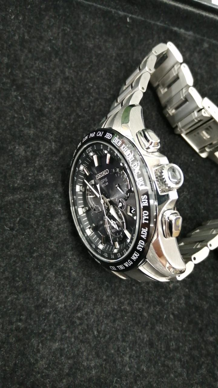 [B1N] Seiko Astron 8X53-0AB0-2 GPS Solar Titanium Chronograph JDM Watch [g3s]